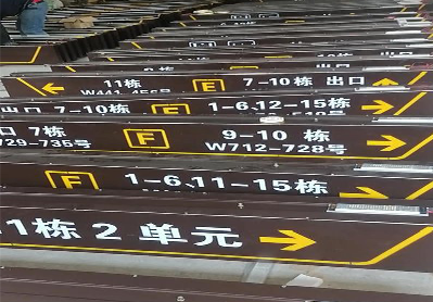 清涧广告标识中，常见的几种安装方式。