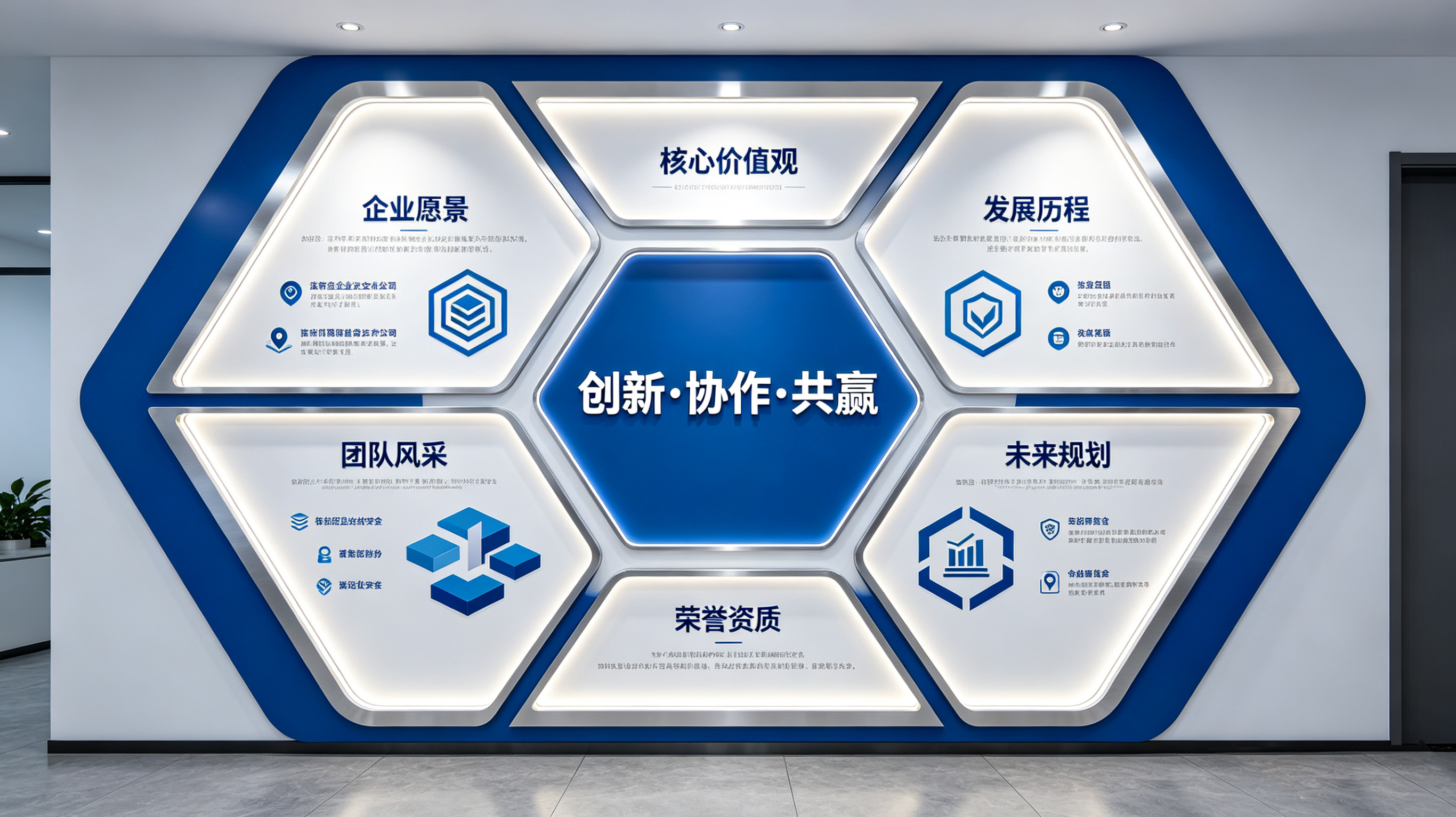 清涧企业文化墙六边形避坑指南（新手常犯5个错误）